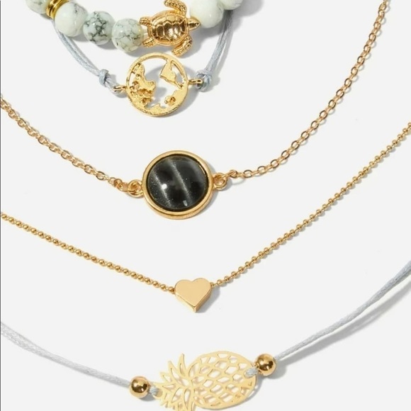 Beaded Charm Bracelet Set - Picture 6 of 13